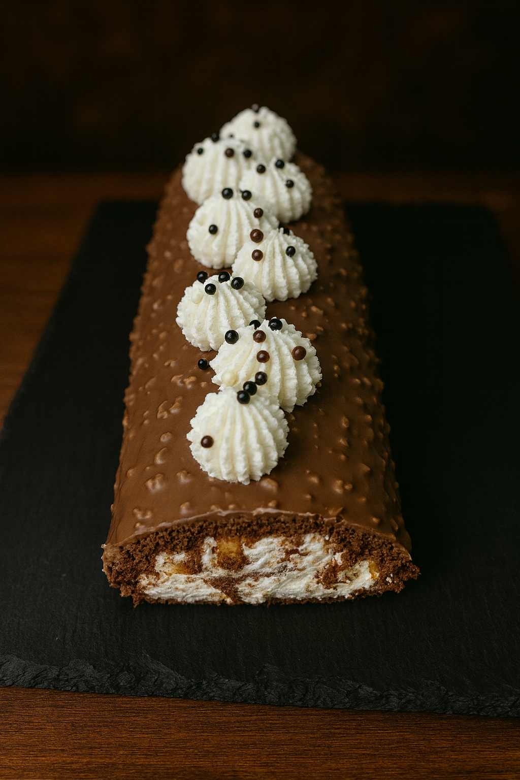 Suklaa-Kinuski pähkinäkääretorttu - Image 2