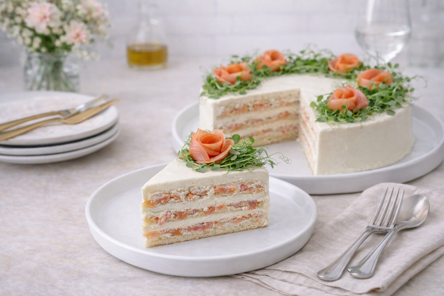 Lohi-voileipäkakku (L) - Image 2